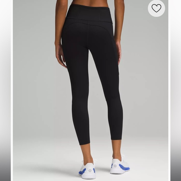 Lululemon fast and free running leggings black 2 - Picture 2 of 7